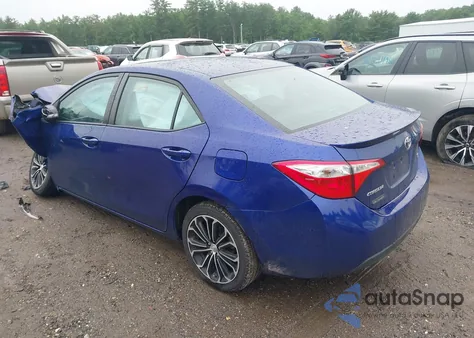 2016 Toyota Corolla S Plus из США, поврежденный, VIN 2T1BURHE9GC497258
